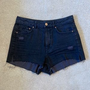 HM Black Denim Shorts (never worn)